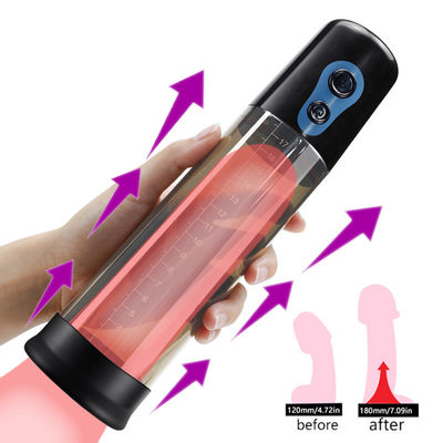 Juguetes eléctricos impermeables del sexo del suplemento de la bomba de vacío del pene del ABS